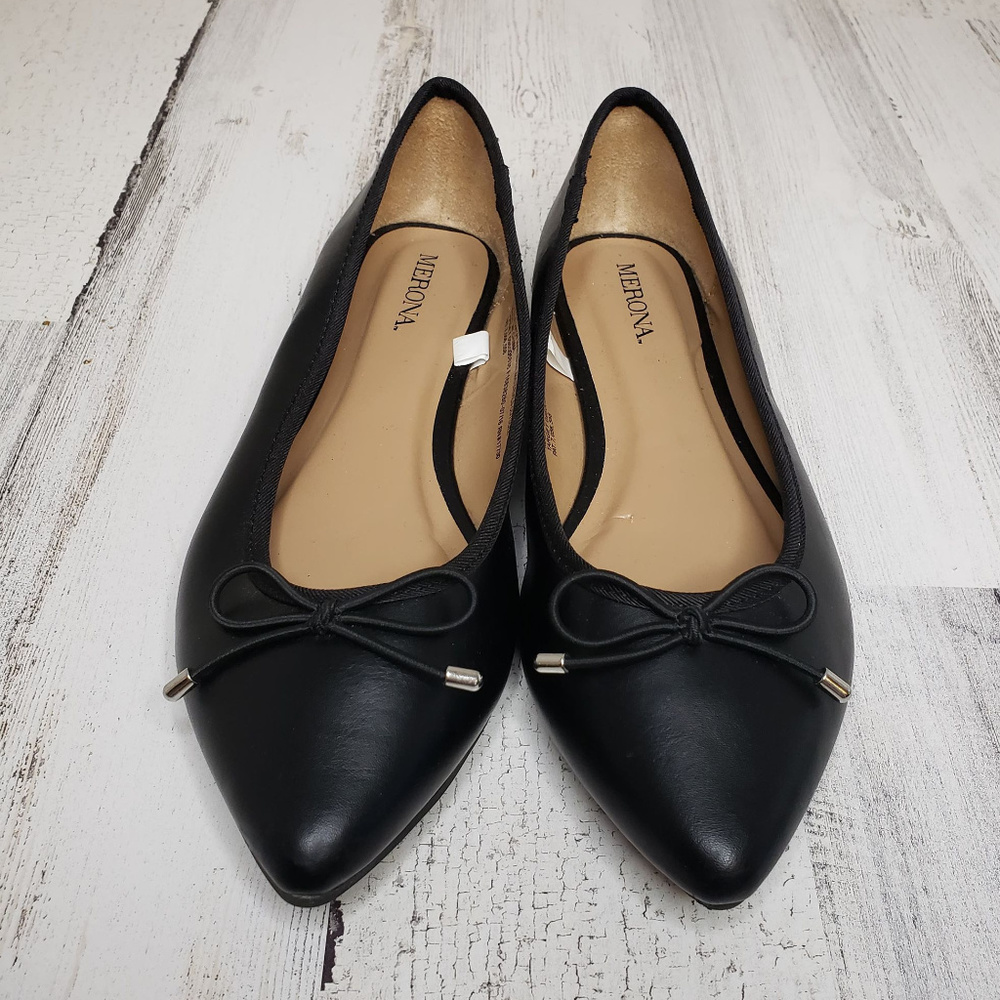 *NEW* Merona Pointed-Toe Bow-Tie Flats